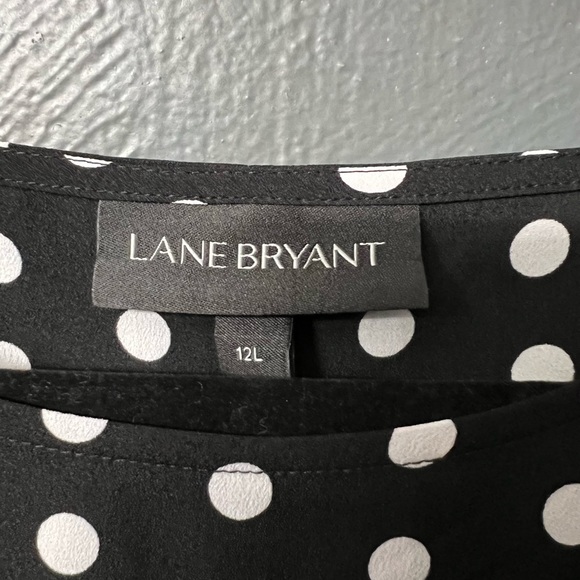 Lane Bryant Polka Dot Blouse‎ - Picture 3 of 4